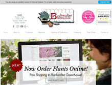 Tablet Screenshot of buchwaltergreenhouse.com